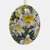 Yellow Lilly Glass セラミックオーナメント (右)