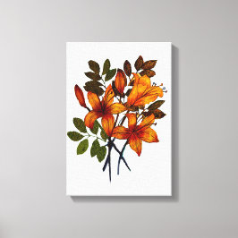 Yellow Lily Print on Canvas キャンバスプリント