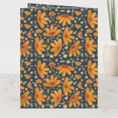 Yellow Luxe Florals カード (裏面)