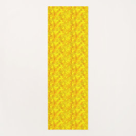 Yellow Marigold Floral Seamless Pattern ヨガマット