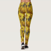 Yellow Maternity Amaryllis Sparkle Graduation  レギンス (裏面)