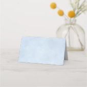 Yellow Mediterranean Lemon Wedding プレイスカード (裏面)