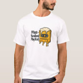 Yellow Melting Beer Cassette Music Quote Tシャツ (正面)