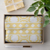 Yellow Modern Bone Inlay Decoupage Paper 薄葉紙 (ギフト)