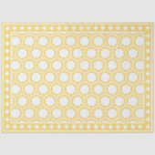 Yellow Modern Bone Inlay Decoupage Paper 薄葉紙 (正面)