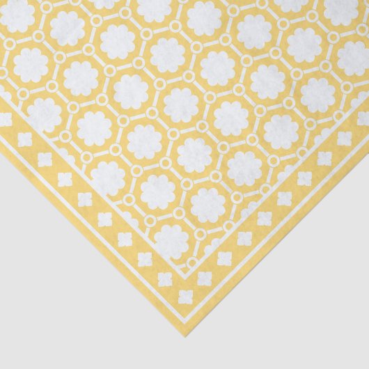 Yellow Modern Bone Inlay Decoupage Paper 薄葉紙 (詳細)