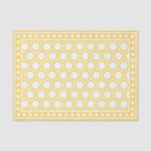 Yellow Modern Bone Inlay Decoupage Paper