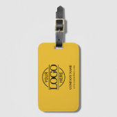 Yellow Modern Corporate Company Business Logo ラゲッジタグ (正面縦)
