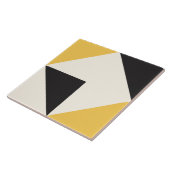 Yellow Modern Geometric Shape Pattern タイル (側面)