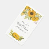 Yellow Modern Sunflowers Bouquet Bridal Shower (コーナー)