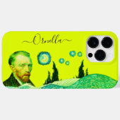 yellow modern vincent artist lemon text editable Case-Mate iPhoneケース (裏面 (横))