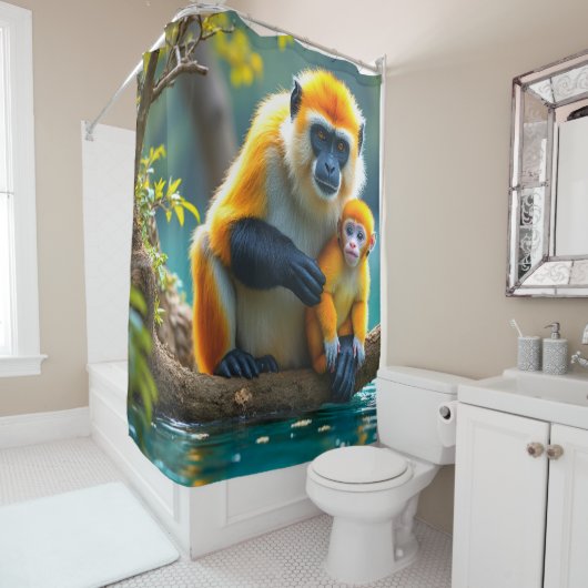 Yellow Monkeys シャワーカーテン (インサイチュ)