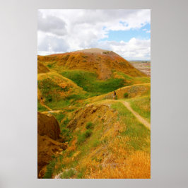 Yellow Mounts Overlook、Badlands NP、サウスダコタ ポスター