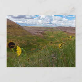 Yellow Mounts Overlook、Badlands NP、サウスダコタ ポストカード