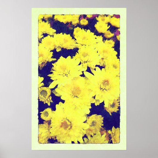 YELLOW MUMSポスター ポスター (正面)