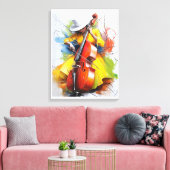 “Yellow Muse Melody” キャンバスプリント (インサイチュ (リビング))