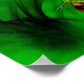 Yellow Naped Amazon Parrot Animal Art ポスター (角)