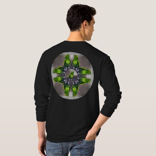 Yellow Naped Amazon Pride  Tシャツ (裏面フル)