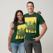 YELLOW NATURE FOREST MOON Tシャツ (ユニセックス)