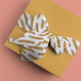 Yellow No. 2 Pencil Teacher サテンリボン