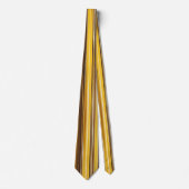 Yellow, Ochre, Brown stripes ネクタイ (正面)