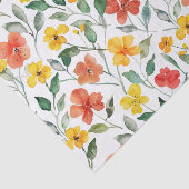 Yellow Orange Flowers Birthday 薄葉紙 (詳細)