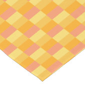 Yellow Orange Shades Color Blocks ショートテーブルランナー (コーナー)