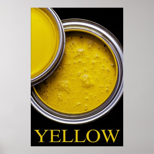 Yellow paint ポスター (正面)