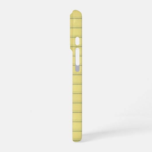 Yellow Paper iPhone Case iPhoneケース (左側面)