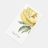 Yellow Peony Personalized Names Wedding (コーナー)