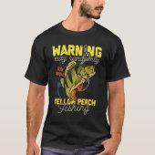 Yellow Perch Fishing Freshwater Fisherman Tシャツ (正面)
