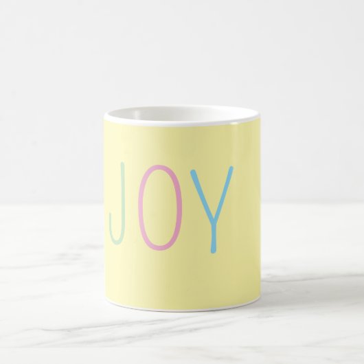 Yellow Personalized Mug – Custom Name Coffee Cup コーヒーマグカップ (中央)