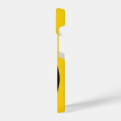 Yellow Phone Case with Trendy Moda iPhoneケース (左側面)