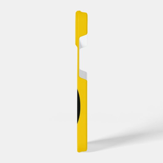 Yellow Phone Case with Trendy Moda iPhoneケース (左側面)