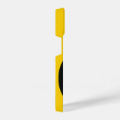 Yellow Phone Case with Trendy Moda iPhoneケース (右側面)