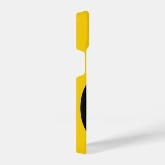 Yellow Phone Case with Trendy Moda iPhoneケース (右側面)