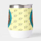 Yellow Photo Modern Graduation Party Gift Tumbler (左面)