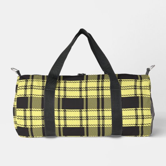 Yellow Plaid  ダッフルバッグ (正面)