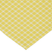 Yellow Plaid テーブルクロス (アングル)