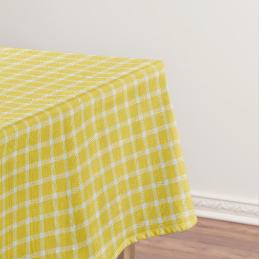 Yellow Plaid テーブルクロス (インサイチュ)