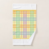 Yellow Plaid  バスタオルセット (ハンドタオル)