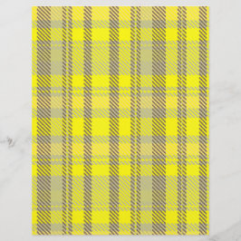 Yellow Plaid Bulk Scrapbook Paper Pages チラシ