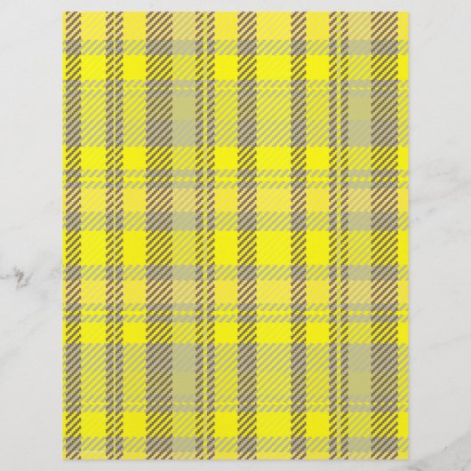 Yellow Plaid Bulk Scrapbook Paper Pages チラシ (裏面)