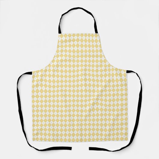 Yellow Plaid Pattern エプロン (正面)