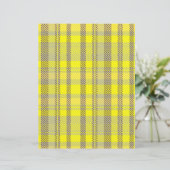 Yellow Plaid Scrapbook Paper 2-Sided Page (スタンド正面)