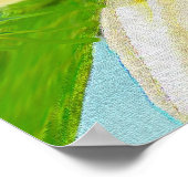 yellow plumeria ポスター (角)