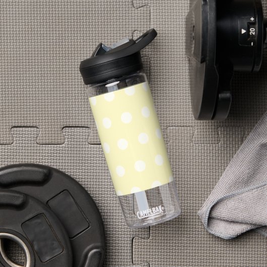 Yellow Poka Dots ウォーターボトル (ジム)