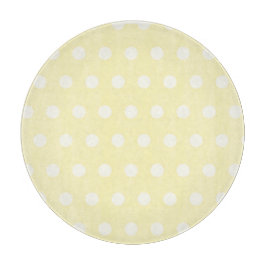Yellow Poka Dots カッティングボード