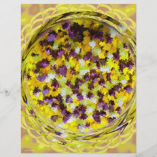 Yellow Potpourri Bulk Scrapbook Paper Pages チラシ (裏面)