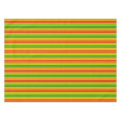 Yellow Red Green Stripes Pattern   テーブルクロス (正面(横))